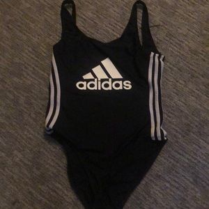 Black Adidas bathing suit
